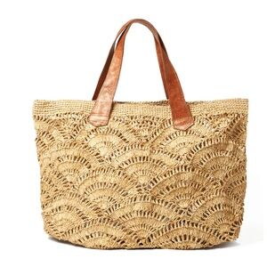 Mar Y sol • tulum woven tote - nwt!